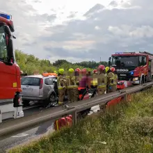 Zobacz zdjęcie: Karambol na obwodnicy. Zderzyły się cztery samochody