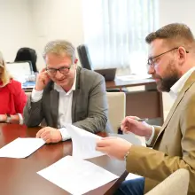 Zobacz zdjęcie: Ważna umowa partnerka z Gminą Żagań