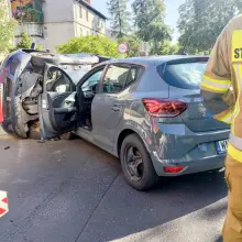 Zobacz zdjęcie: Wypadek koło stadionu. Jedna osoba ranna