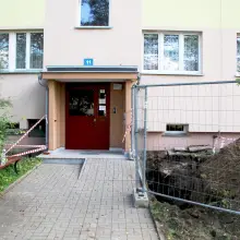 Zobacz zdjęcie: Wyciek gazu przy bloku na Bielskiej w Bolesławcu