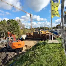 View photo: Work on Zgorzelecka Street