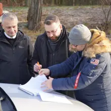 View photo: Acceptance of the Reconstructed County Road Toward Łozy