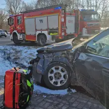 Zobacz zdjęcie: Kolizja koło KPP w Bolesławcu