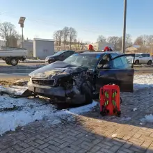 Zobacz zdjęcie: Kolizja koło KPP w Bolesławcu