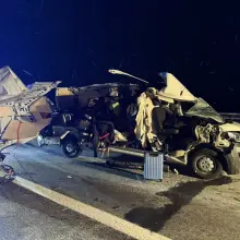 Zobacz zdjęcie: Nocny wypadek na A4