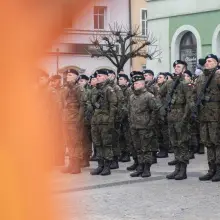 View photo: Military Oath in Bolesławiec Market Square