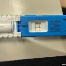View photo: Suspect, drugs and drug test