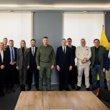 Переглянути фотографію: Зустріч з Oleksandrem Hanżą, головою Дніпропетровської обласної адміністрації