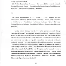 Zobacz zdjęcie: Projekt porozumienia pomiędzy Powiatem Zgorzeleckim a Powiatem Bolesławieckim o połączeniu samodzielnych publicznych zespołów opieki zdrowotnej