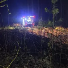 Zobacz zdjęcie: Nocny pożar między Bolesławcem a Mierzwinem
