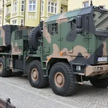 Zobacz zdjęcie: Pojazdy wojskowe w centrum Bolesławca