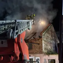 Zobacz zdjęcie: Pożar budynku przy Chrobrego w Nowogrodźcu