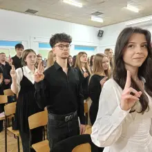 Переглянути фотографію: II LO у Болеславці попрощався з випускниками