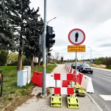 Zobacz zdjęcie: Utrudnienia w rejonie budowy mostu nad Bobrem
