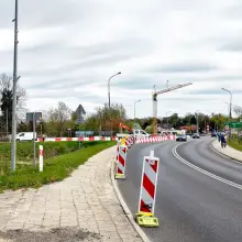 Zobacz zdjęcie: Utrudnienia w rejonie budowy mostu nad Bobrem