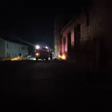 View photo: Fire at the former foundry