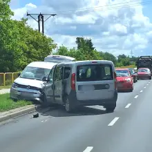 View photo: Cars collide on the bypass