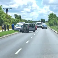 View photo: Cars collide on the bypass