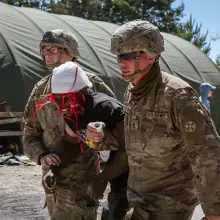 Переглянути фотографію: Навчання військовослужбовців RP та US Army