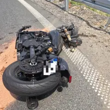View photo: Accident on the A4–S3 link road
