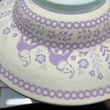 View photo: Bolesławiec elephants already on ceramics