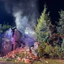 View photo: Fire in Gromadka