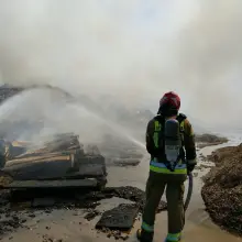 View photo: Fire in Osła