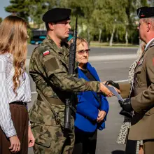 View photo: Ceremony at the 10th Armored Cavalry Brigade in Świętoszów