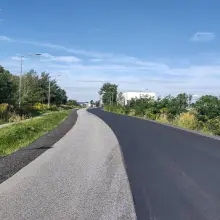 View photo: Road in the zone