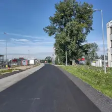View photo: Road in the zone