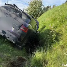 Переглянути фотографію: Автомобіль після зіткнення через комаху