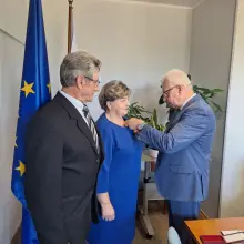 Переглянути фотографію: Урочистість в Управлінні гміни Варта Болеславецька
